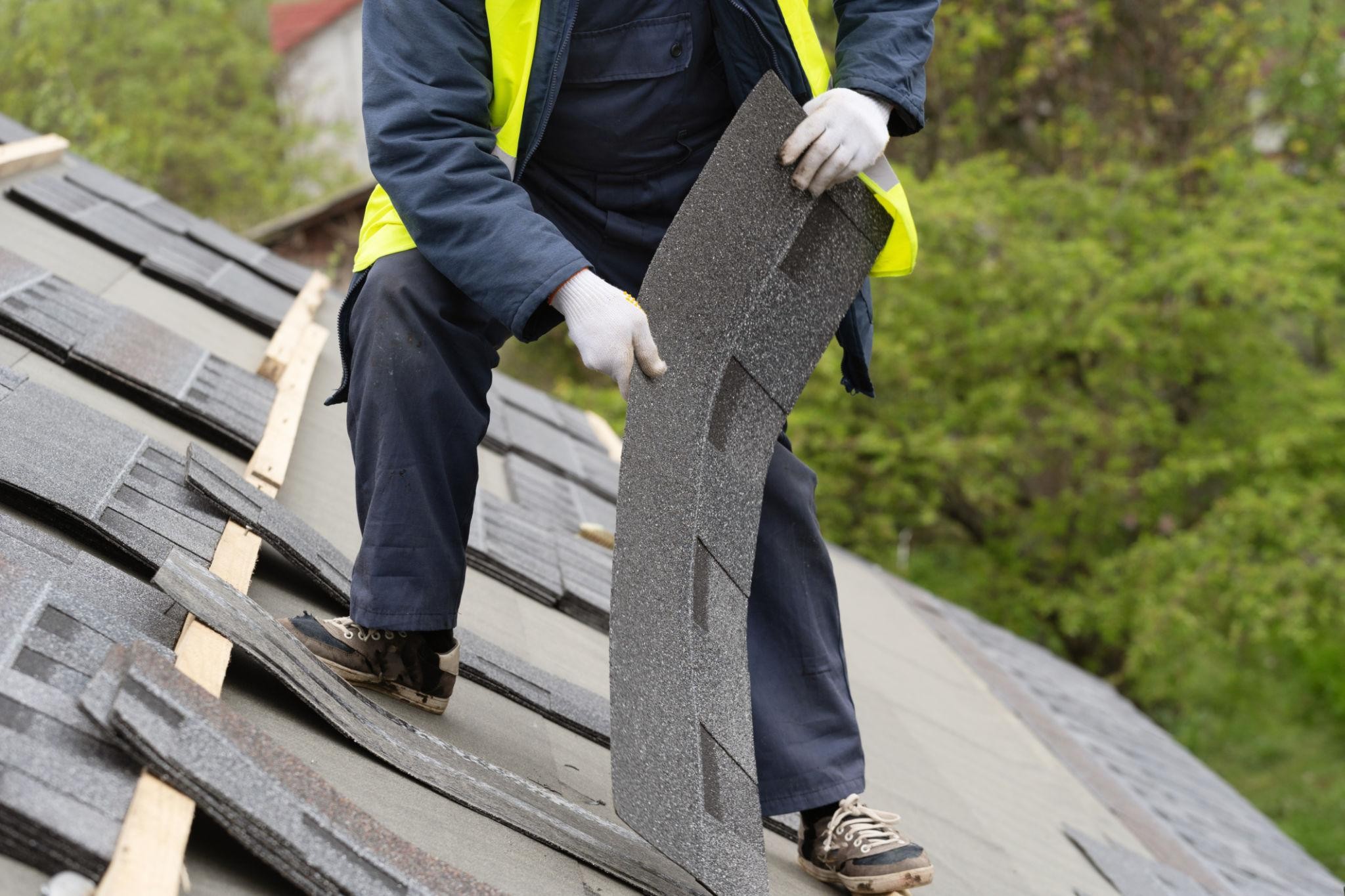 Tru Roofing crew on a job site